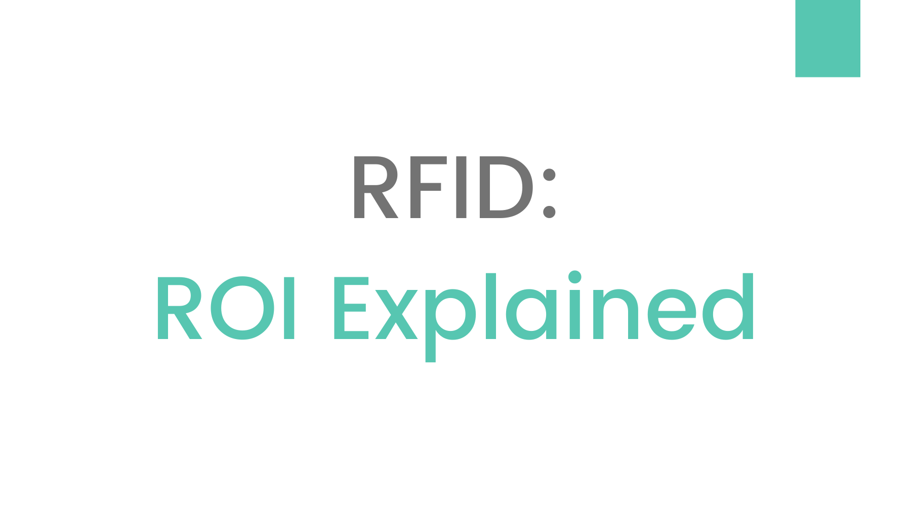 The ROI of RFID in Retail: Investing in the Future of Shopping